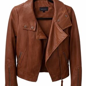 Mackage Tan Leather Jacket